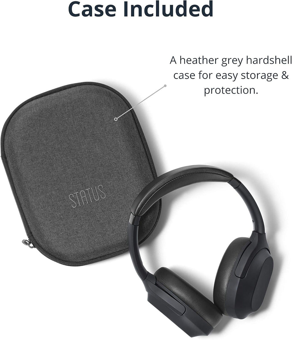 Flagship ANC Wireless Headphones - 4X Built-In Mics - Foldable over Ear Noise Cancelling - Bluetooth & Cabled - 35 Hour Battery