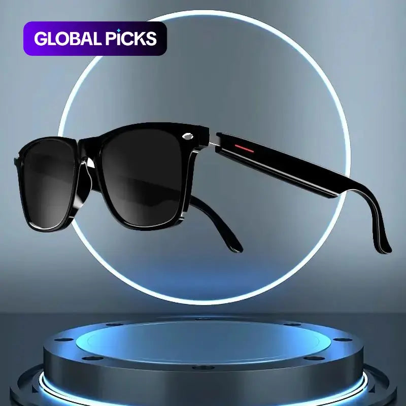 E13 Smart Glasses | Surround Stereo Hi-Fi Sound, Voice Call Answer, Music Playback, Fast Bluetooth Pairing, Large Capacity Battery & Long Battery Life, Ideal Gift for Father'S Day, Suitable for Home, Work, Commute, Travel & Outdoor Sports #Global Picks