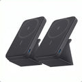 【Magnetic Power Bank】Anker 5,000Mah Magnetic Power Bank, Wireless Portable Charger with Foldable Stand & Side USB-C Port, Battery Pack for Iphone 17/16/15/14/13#Dealsforyoudays
