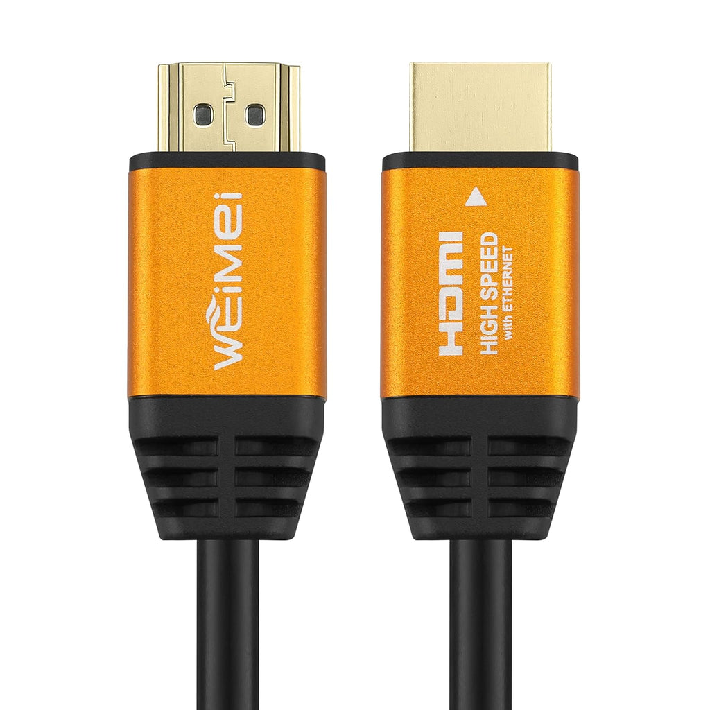 6 Feet 4K HDMI Cable 2.0 HDMI Cord 6Ft Support 4K@60Hz UHD 2160P Ethernet 3D ARC with Gold-Plated Connector and Bare Copper Conductor(From 6Ft to 125 Ft for Choices)