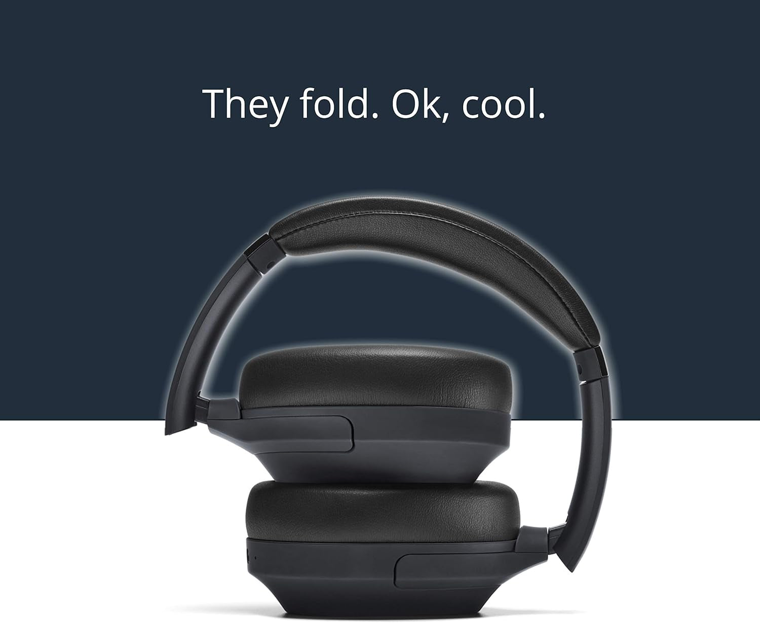 Flagship ANC Wireless Headphones - 4X Built-In Mics - Foldable over Ear Noise Cancelling - Bluetooth & Cabled - 35 Hour Battery