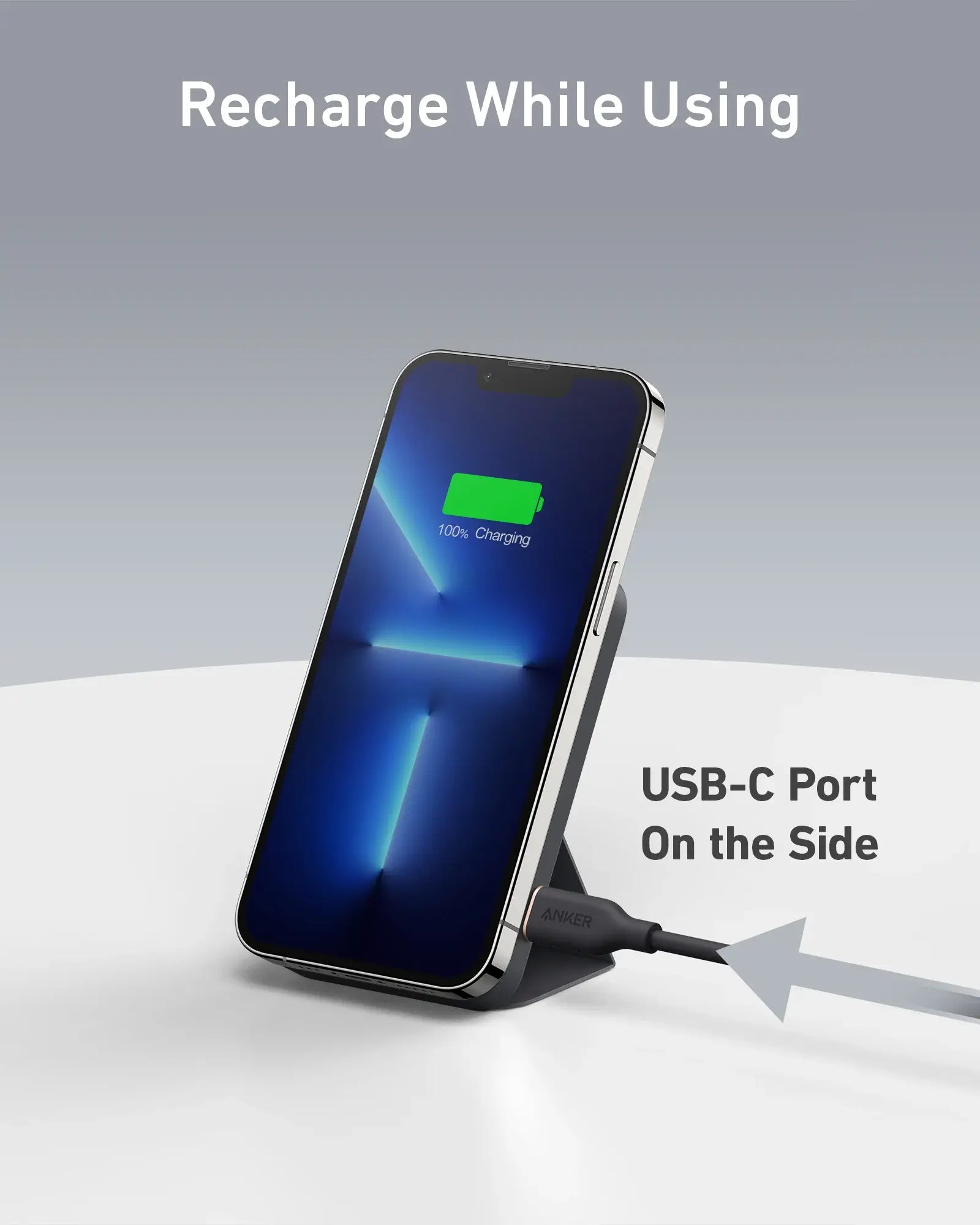 【Magnetic Power Bank】Anker 5,000Mah Magnetic Power Bank, Wireless Portable Charger with Foldable Stand & Side USB-C Port, Battery Pack for Iphone 17/16/15/14/13#Dealsforyoudays