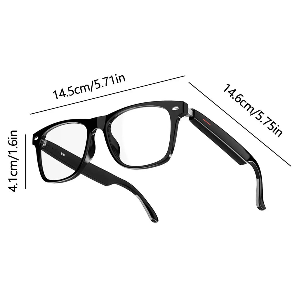 E13 Smart Glasses | Surround Stereo Hi-Fi Sound, Voice Call Answer, Music Playback, Fast Bluetooth Pairing, Large Capacity Battery & Long Battery Life, Ideal Gift for Father'S Day, Suitable for Home, Work, Commute, Travel & Outdoor Sports #Global Picks