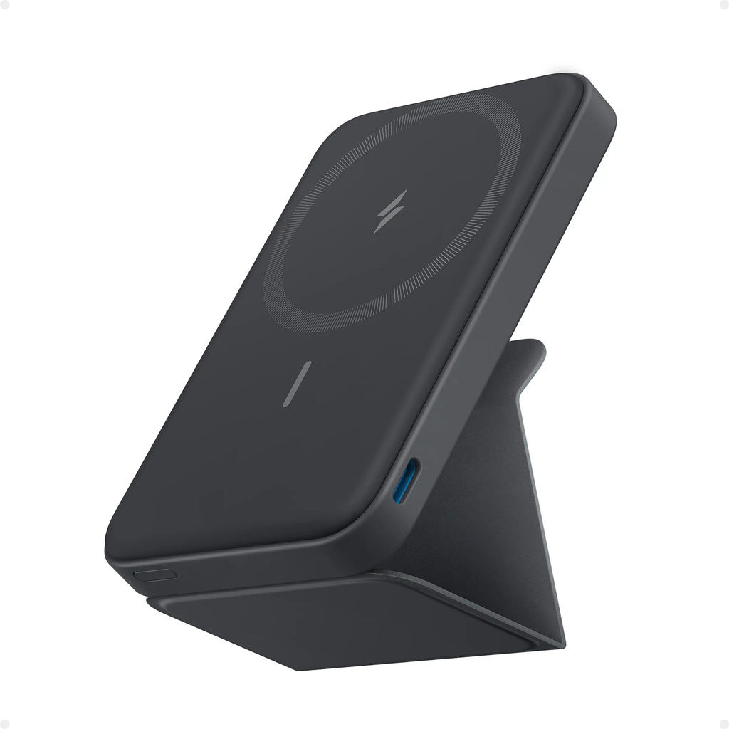 【Magnetic Power Bank】Anker 5,000Mah Magnetic Power Bank, Wireless Portable Charger with Foldable Stand & Side USB-C Port, Battery Pack for Iphone 17/16/15/14/13#Dealsforyoudays