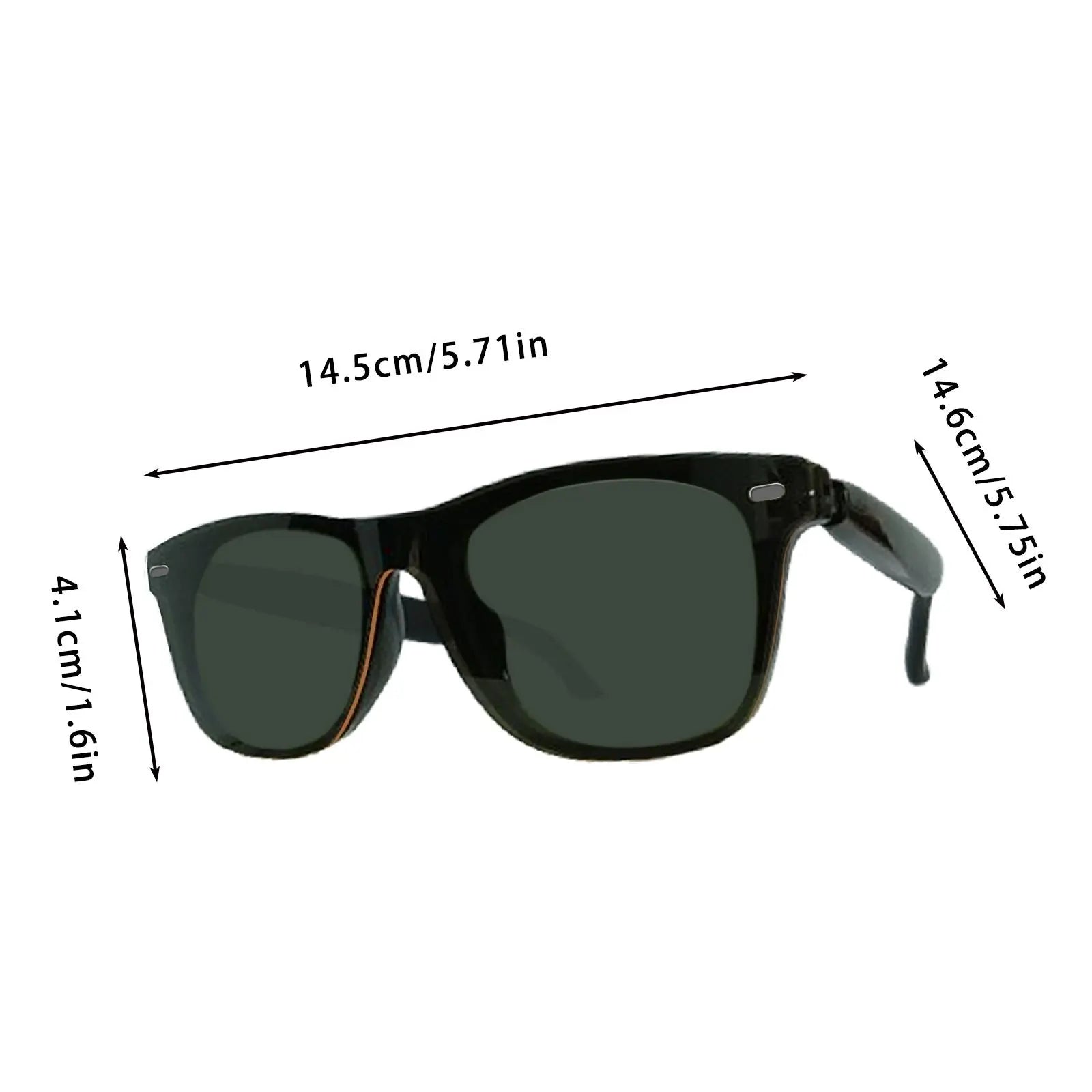 E13 Smart Glasses | Surround Stereo Hi-Fi Sound, Voice Call Answer, Music Playback, Fast Bluetooth Pairing, Large Capacity Battery & Long Battery Life, Ideal Gift for Father'S Day, Suitable for Home, Work, Commute, Travel & Outdoor Sports #Global Picks