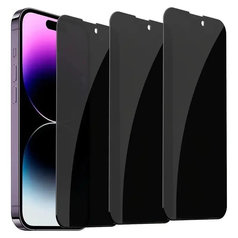 Anti-Spy Privacy Phone Screen Protector, Tempered Screen Film Compatible with Iphone 17 16 15 14 13 12 11 Pro Max plus Air, Mobile Phone Accessories, Protection